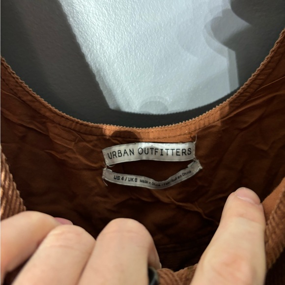 Urban Outfitters Gretel Button Down Corduroy Jumpsuit Size 4 - Picture 5 of 5